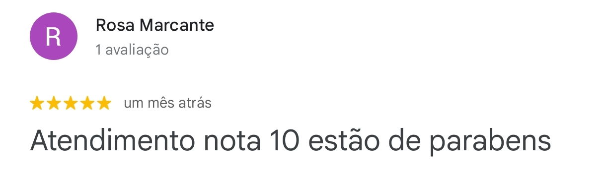 Avaliação de cliente da Fortech Soluções no Google