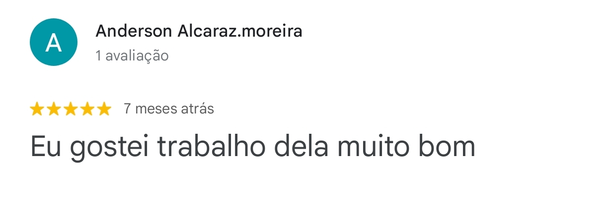 Avaliação de cliente da Fortech Soluções no Google